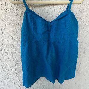 Y2k blue tank top